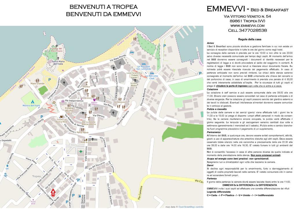 Emmevvi Bed & Breakfast Tropea Eksteriør bilde